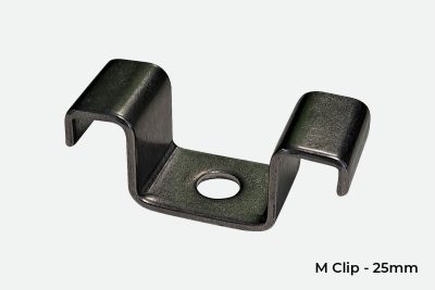 Stainless Steel M Clip for 25mm Grating