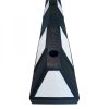 Park-AID Wheel Stop, 1,800 mm, black with white reflective panels, fixing bolts included - Image 2
