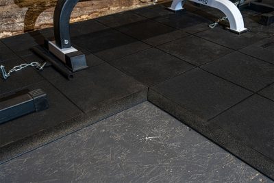 Cushion Link Bevel 92cm x 5.5cm Black Male-Nitrile used for Interlocking Gym Mat - Image 4