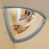 INSTITUTIONAL Wall Mounted Stainless Steel Mirror - 90°