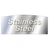 INSTITUTIONAL Wall Mounted Stainless Steel Security Mirror - 180° - Image 2