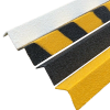 500mm x 55mm x 55mm Stair Black tread nosings-Anti Slip-Hard Wearing Quartz Grit Coating