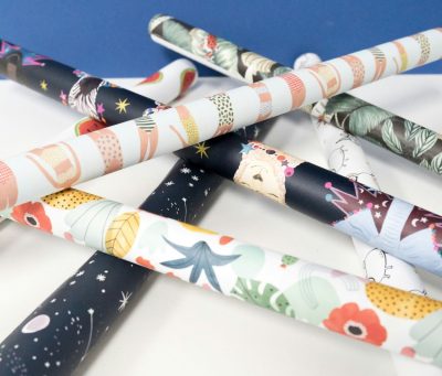 Printable Inkjet Gift Wrapping Film - 610mm x 45m, 100gsm Bright White Matt Finish | 2 Roll Box for Premium Gift Wrapping - Image 2
