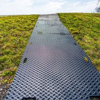GroundTrak PRO Heavy-Duty Mat Black 1200mm x 2400mm x 12.7mm 60 Tonne Load Capacity - S