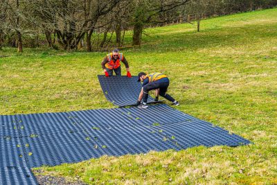 GroundTrak PRO Heavy-Duty Mat Black 1200mm x 2400mm x 12.7mm 60 Tonne Load Capacity - M - Image 9