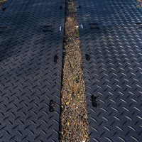 GroundTrak PRO Heavy-Duty Mat Black 1200mm x 2400mm x 12.7mm 60 Tonne Load Capacity - L