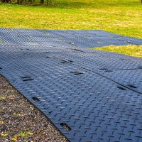 GroundTrak PRO Heavy-Duty Mat Black 1200mm x 2400mm x 12.7mm 60 Tonne Load Capacity - M