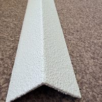 820mm x 55mm x 55mm GRP Anti‑Slip Stair Tread Nosing – White
