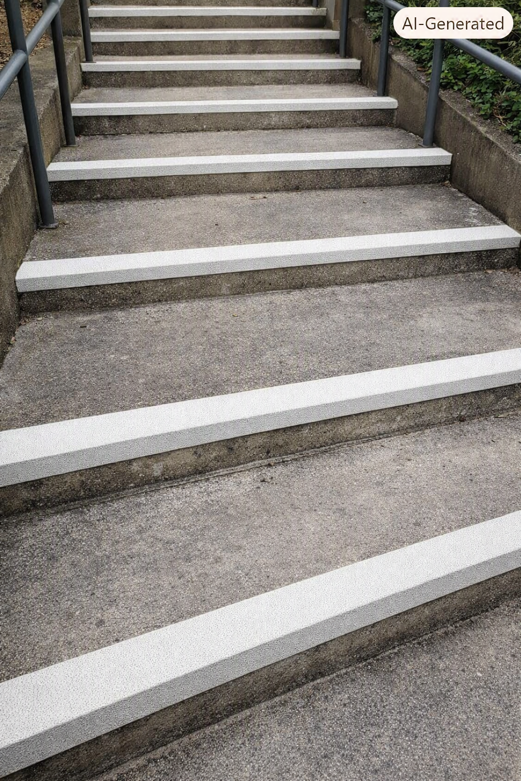 920mm x 55mm x 55mm GRP Anti‑Slip Stair Tread Nosing – White - Image 5